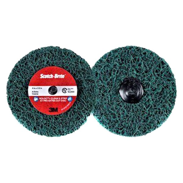 3M® 21555 ScotchBrite™ Roloc™ XT Pro 4" Extra Coarse Aluminum Oxide Quick Change Clean and