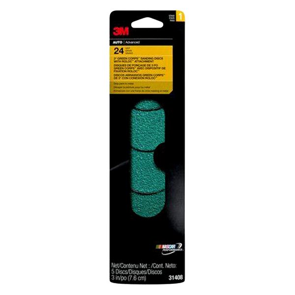 8 in 80 grit 31549 3M Stikit Green Corps Disc