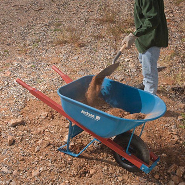 AMES® M6T22 Jackson™ 6 cu ft Steel Tray Wheelbarrow