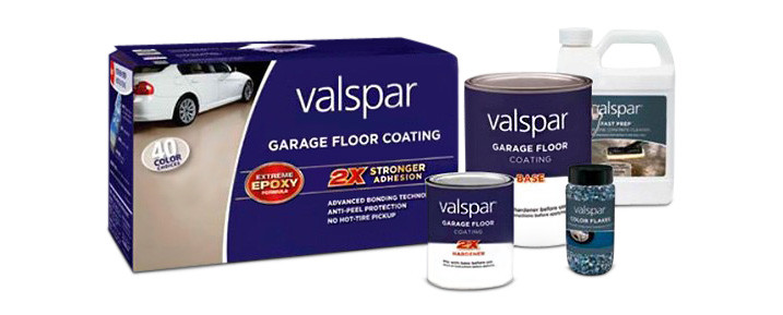 Plastikote Valspar 2-Part Epoxy Garage Floor Coating Kit