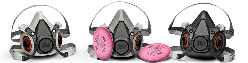 3M Half Face Grinding & Minor Fume Respirator