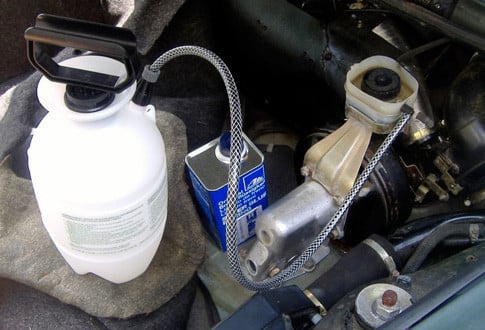 Flush Old Brake Fluid