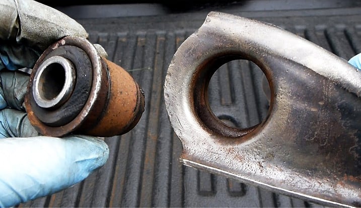 Forced Apart Bushing Components