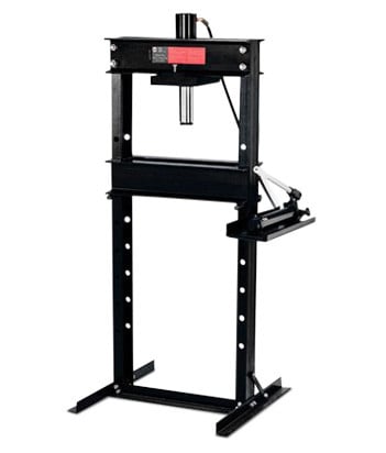 Omega Lift 25-Ton Shop Press w/Hand Pump