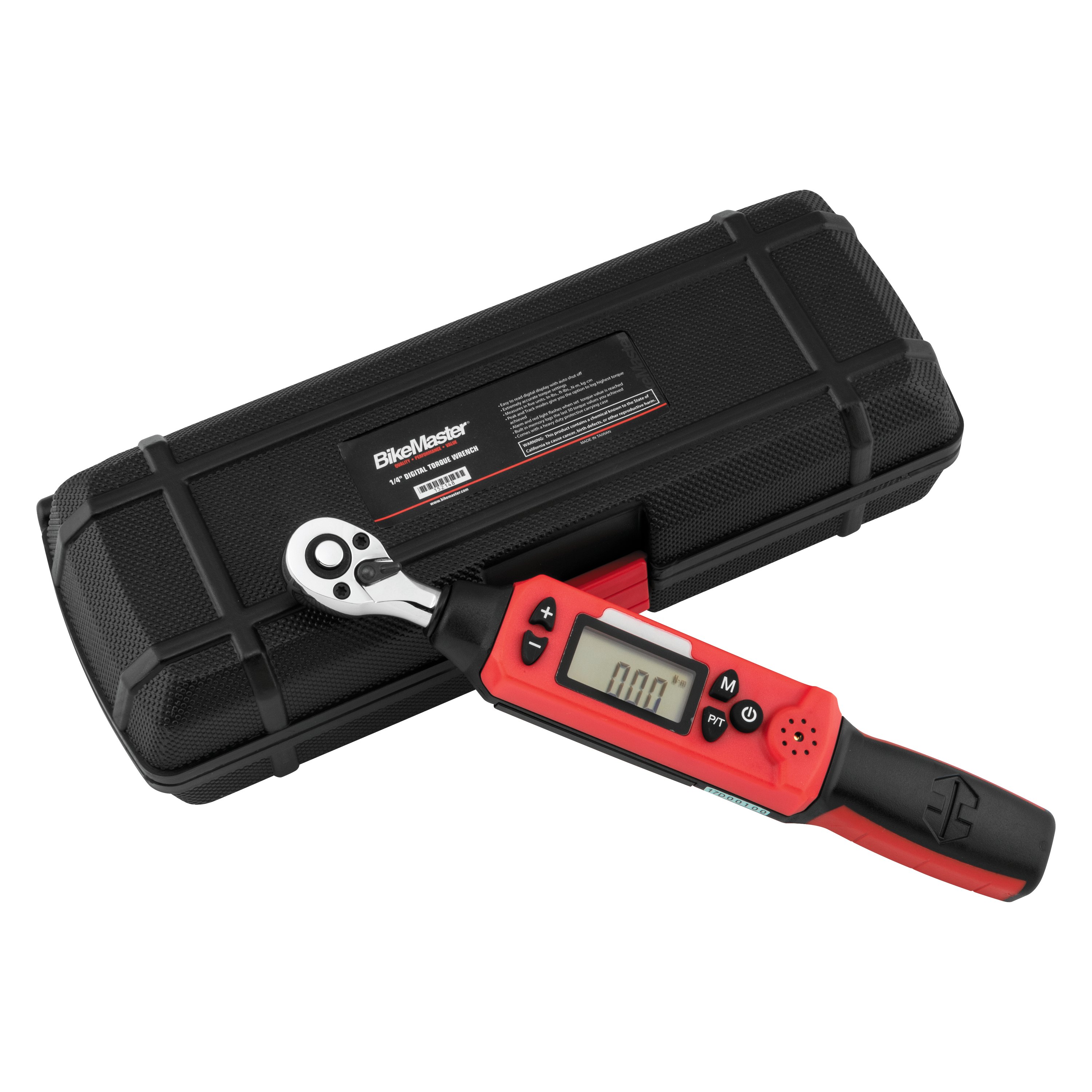 BikeMaster® 152148 1/4" Drive SAE 2.222.1 ftlb Digital Torque