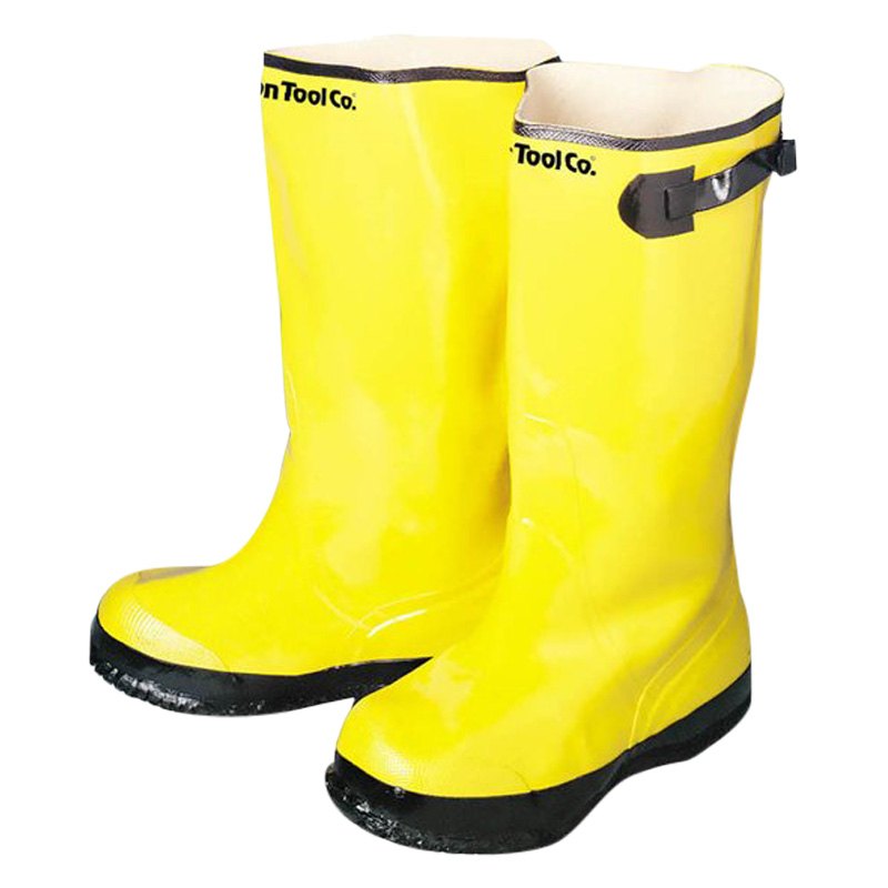 Bon® 14-722 - 11 Size Rubber Yellow Overshoe Rain Boots - TOOLSiD.com