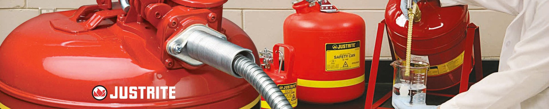 Justrite™ - Safety Cans & Cabinets, Cylinder Lockers, Steel Shelves ...