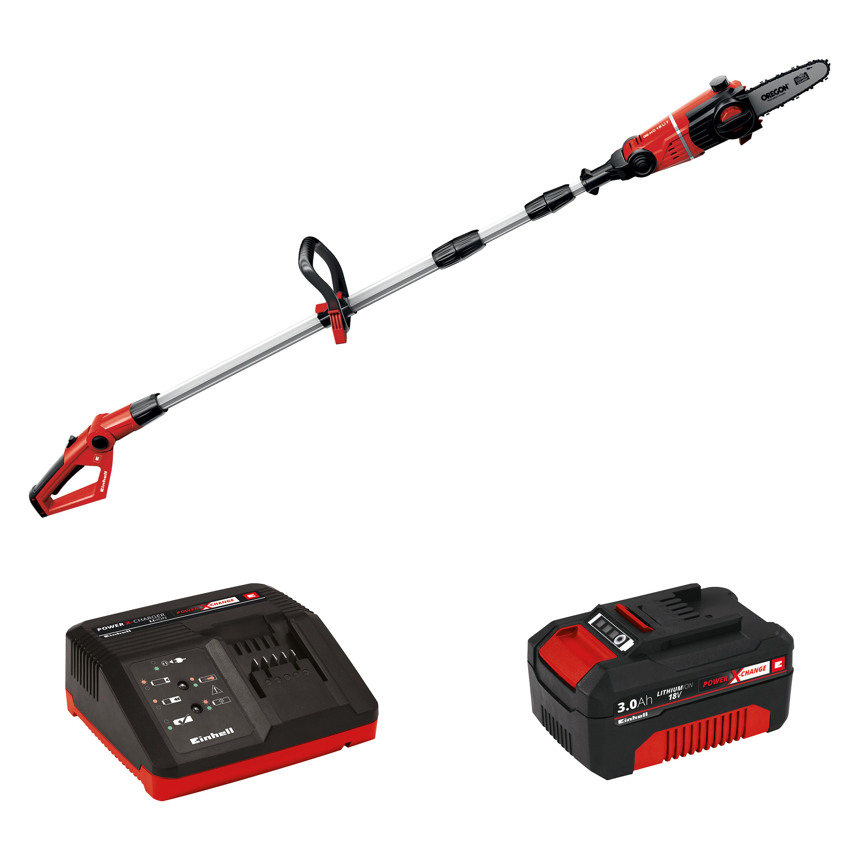 einhell telescopic hedge trimmer cordless