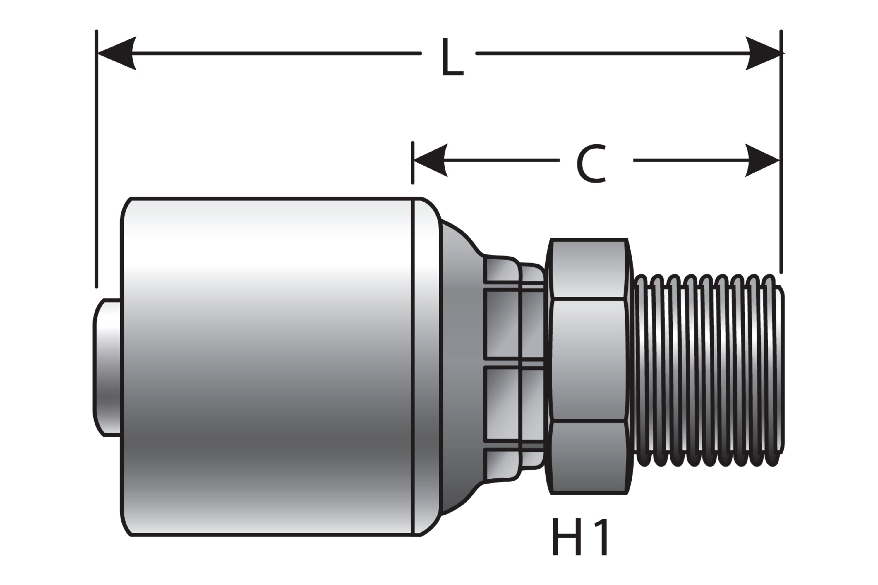 Gates G25120-1010 Steering Coupling Assembly 
