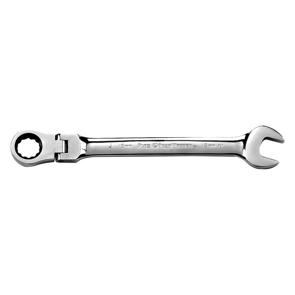 GearWrench® Metric 12Point Flexible Head 72Teeth Ratcheting Combination Wrench