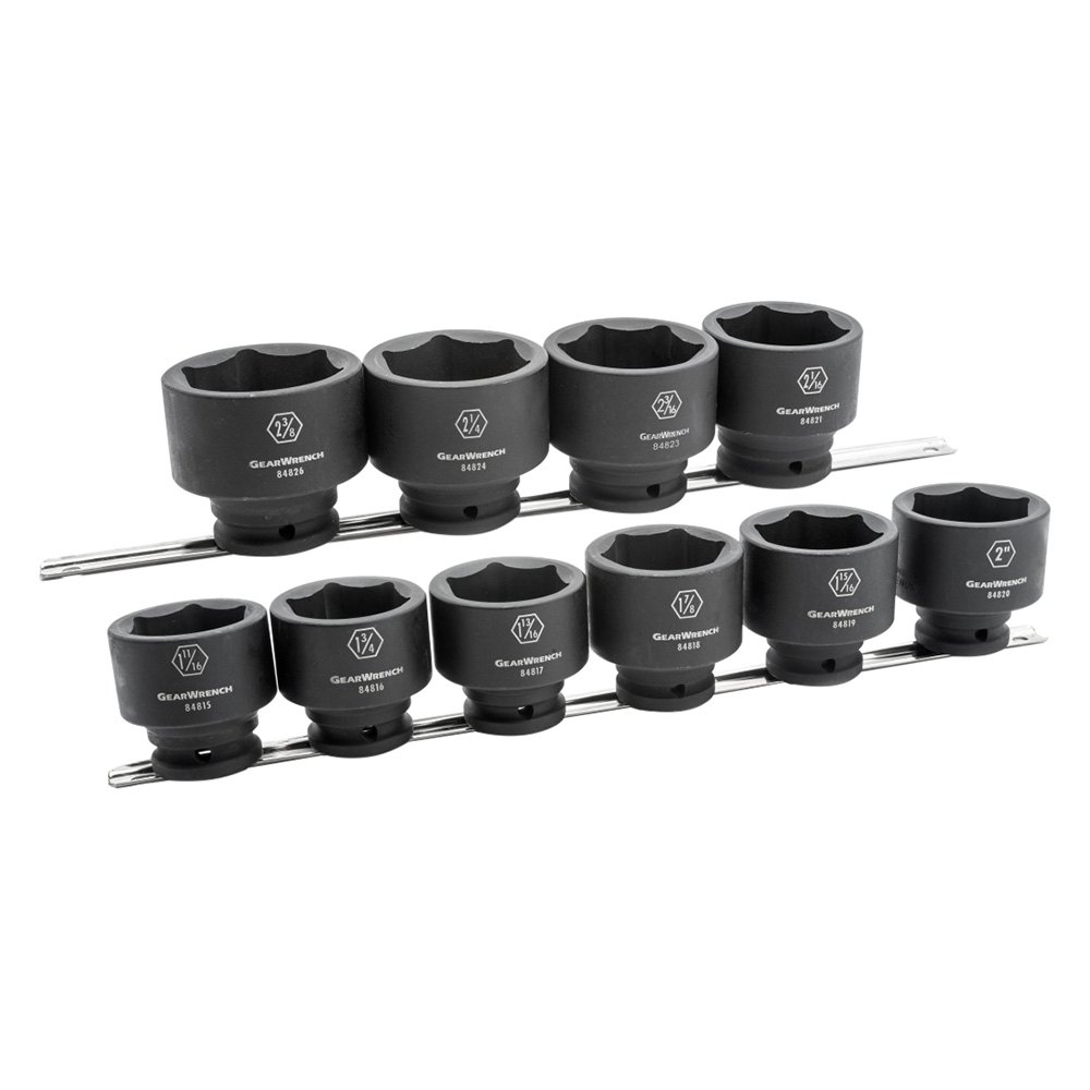 GearWrench® 84998 3/4" Drive SAE 6Point Standard Impact Socket Set