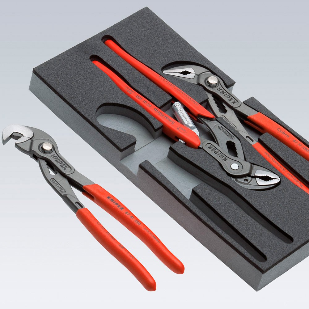 Knipex 6pc Snap Ring Plier Set Internal External Circlip 002001V02 in Foam  Tray