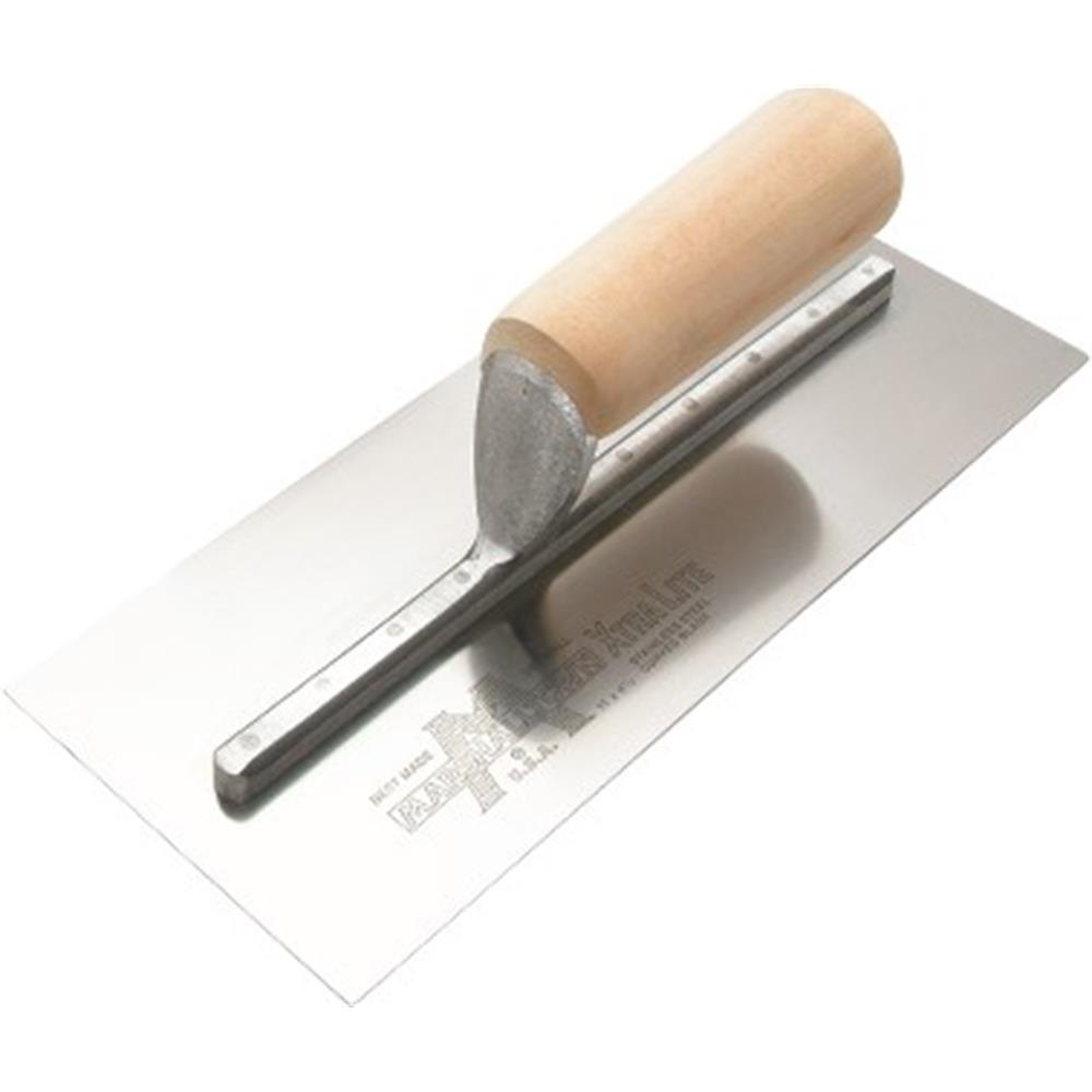 End finish. Marshalltown Base Coat Plastering Trowel