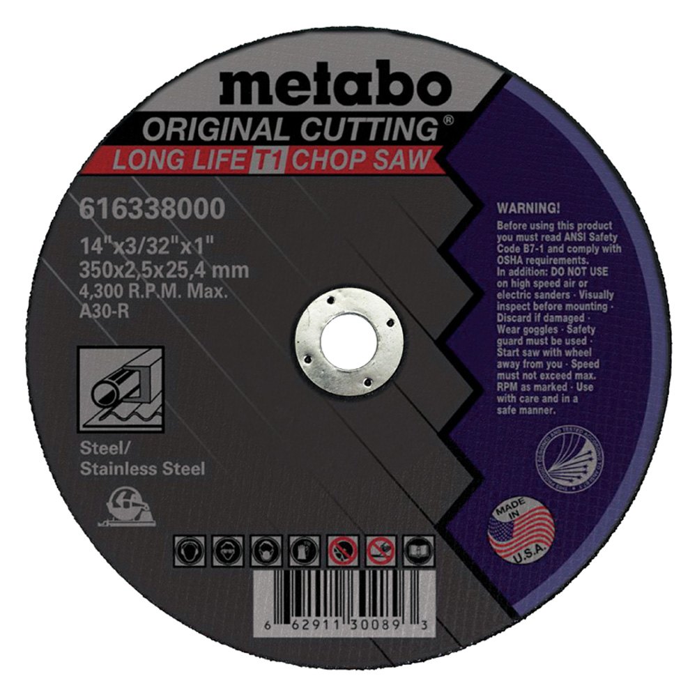 metabo cut off wheels