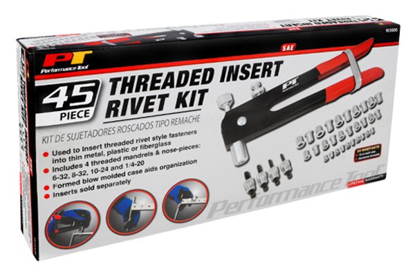 Threaded Insert Rivet SAE Tool Kit W2006