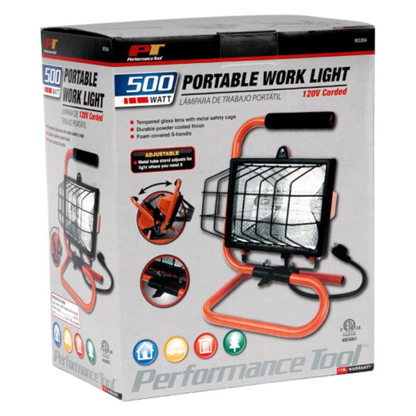 500-Watt Portable Halogen Work Light
