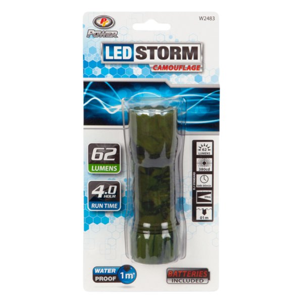Performance Tool W2483 Storm 65 Lumen Camo Composite Flashlight Sold as 1 Flashlight 