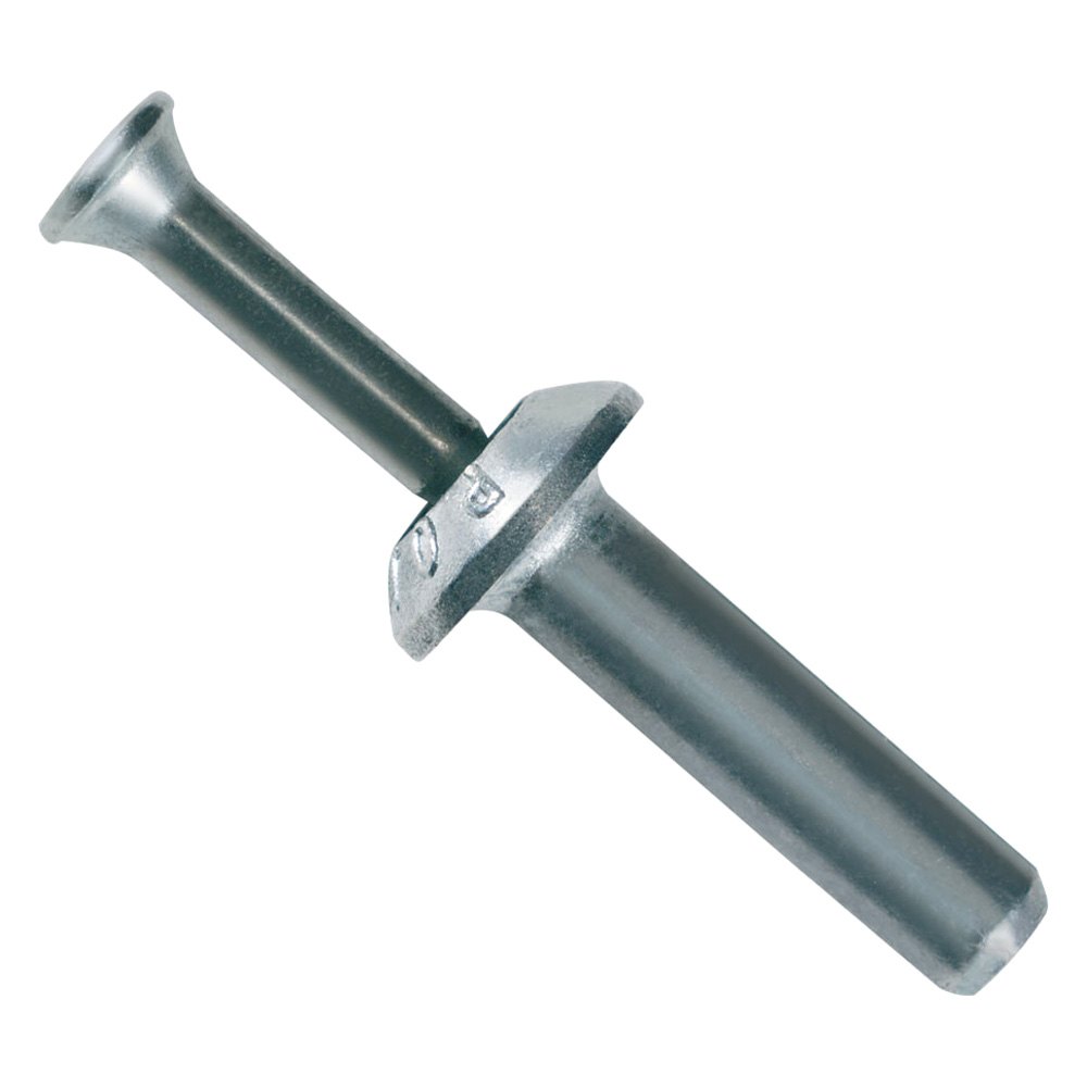 Powers® Zamac HammerScrew™ 1/4" SAE Carbon Steel Mushroom Head Pin