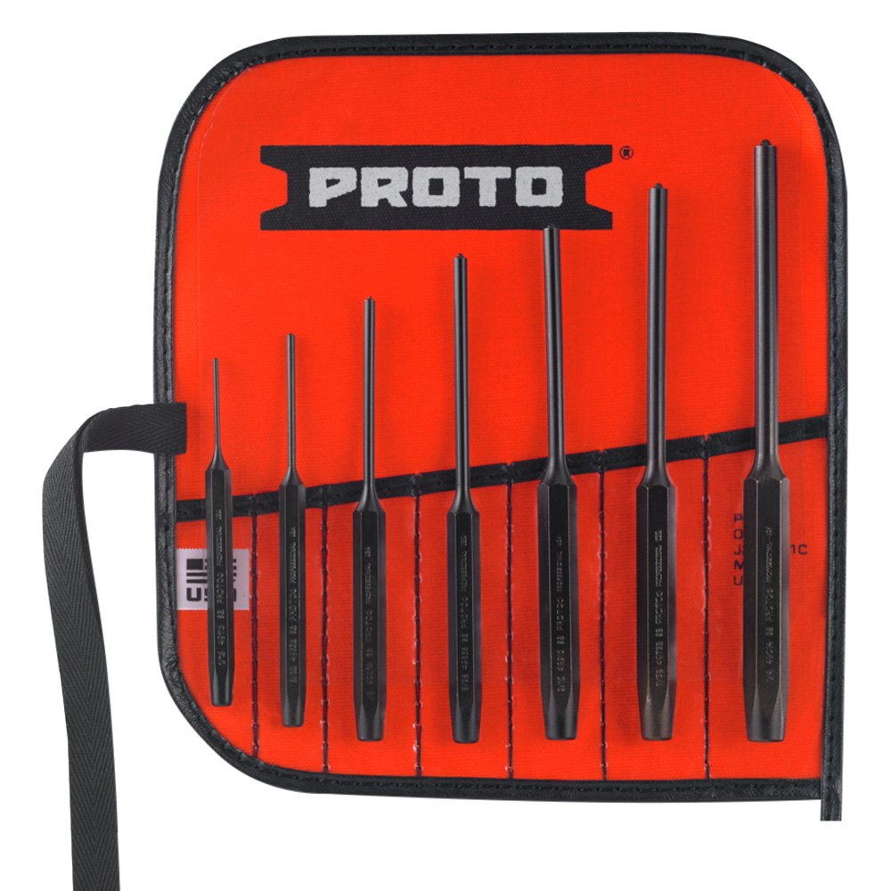 PROTO® 49007 7piece 1/16" to 1/4" Roll Pin Punch Set