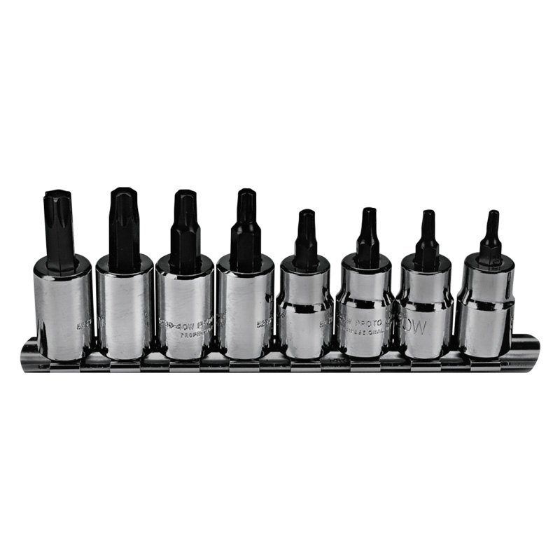 PROTO® 5239C 3/8" Drive Torx Standard Bit Socket Set 8 Pieces