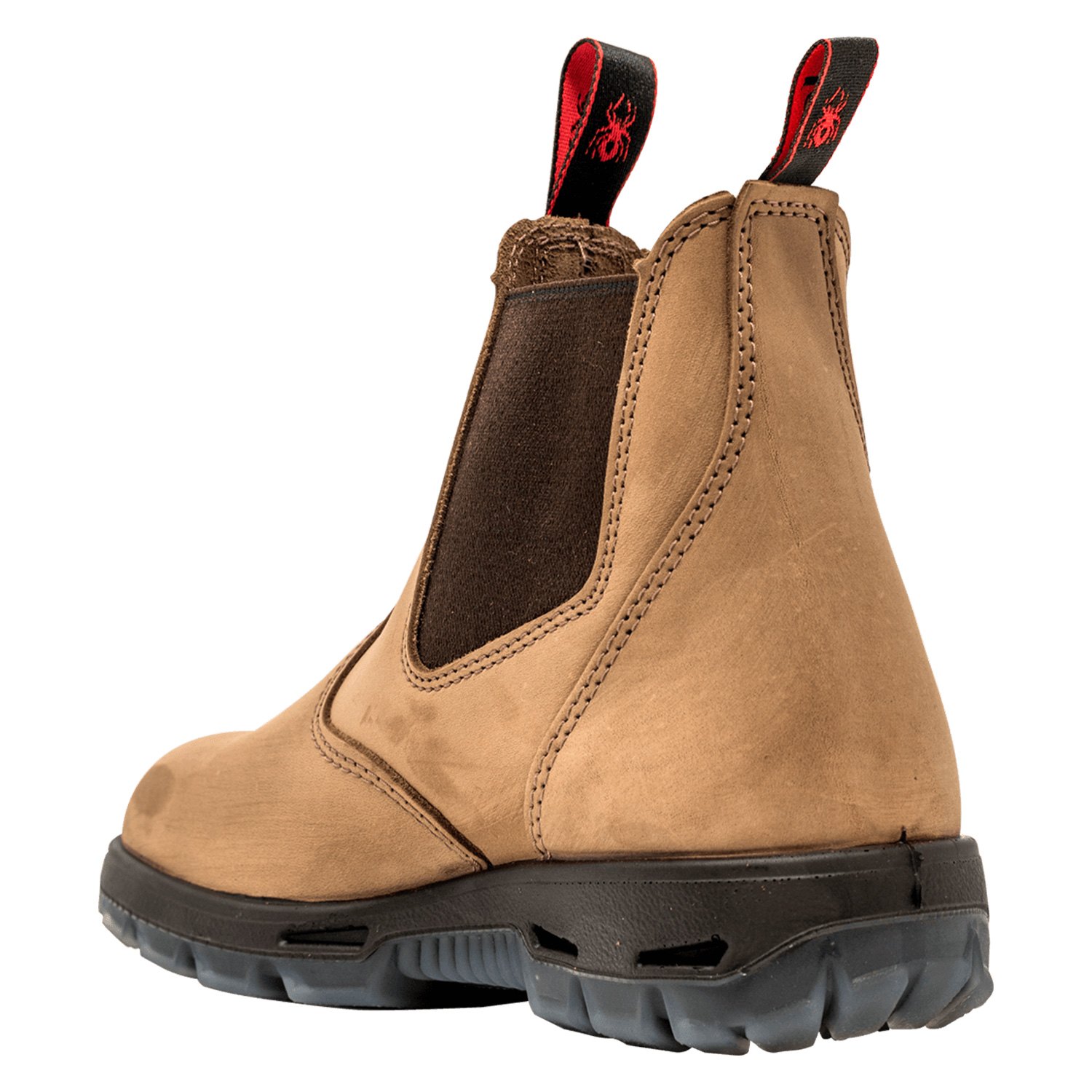 redback slip on steel toe boots