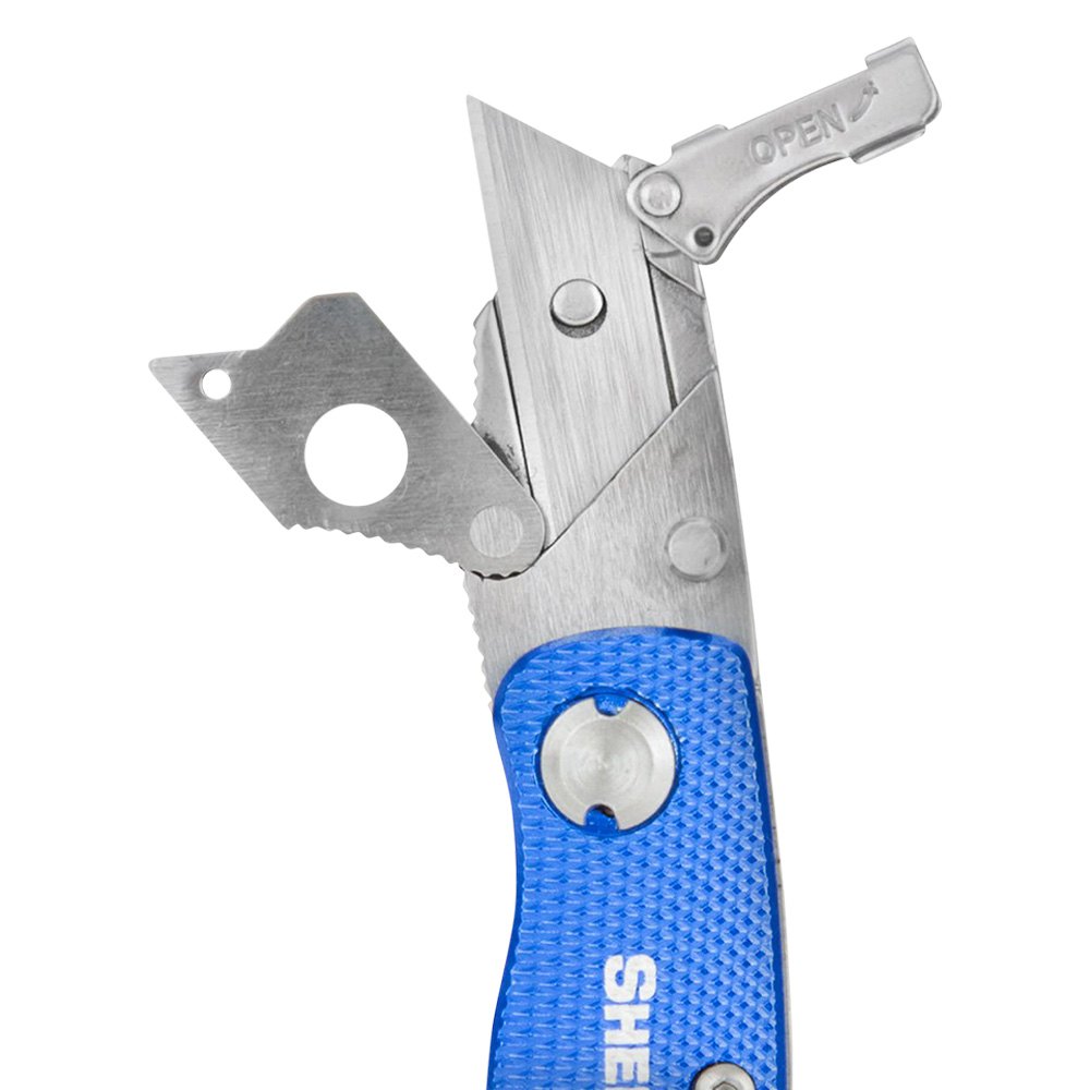 Sheffield 12125 Mini Quick Change Folding Utility Knife, Comes with 6 Mini  Blades, Outdoor Knife, Key Chain Utility Knife, Lightweight Cardboard  Cutter Tool - Utility Knives 