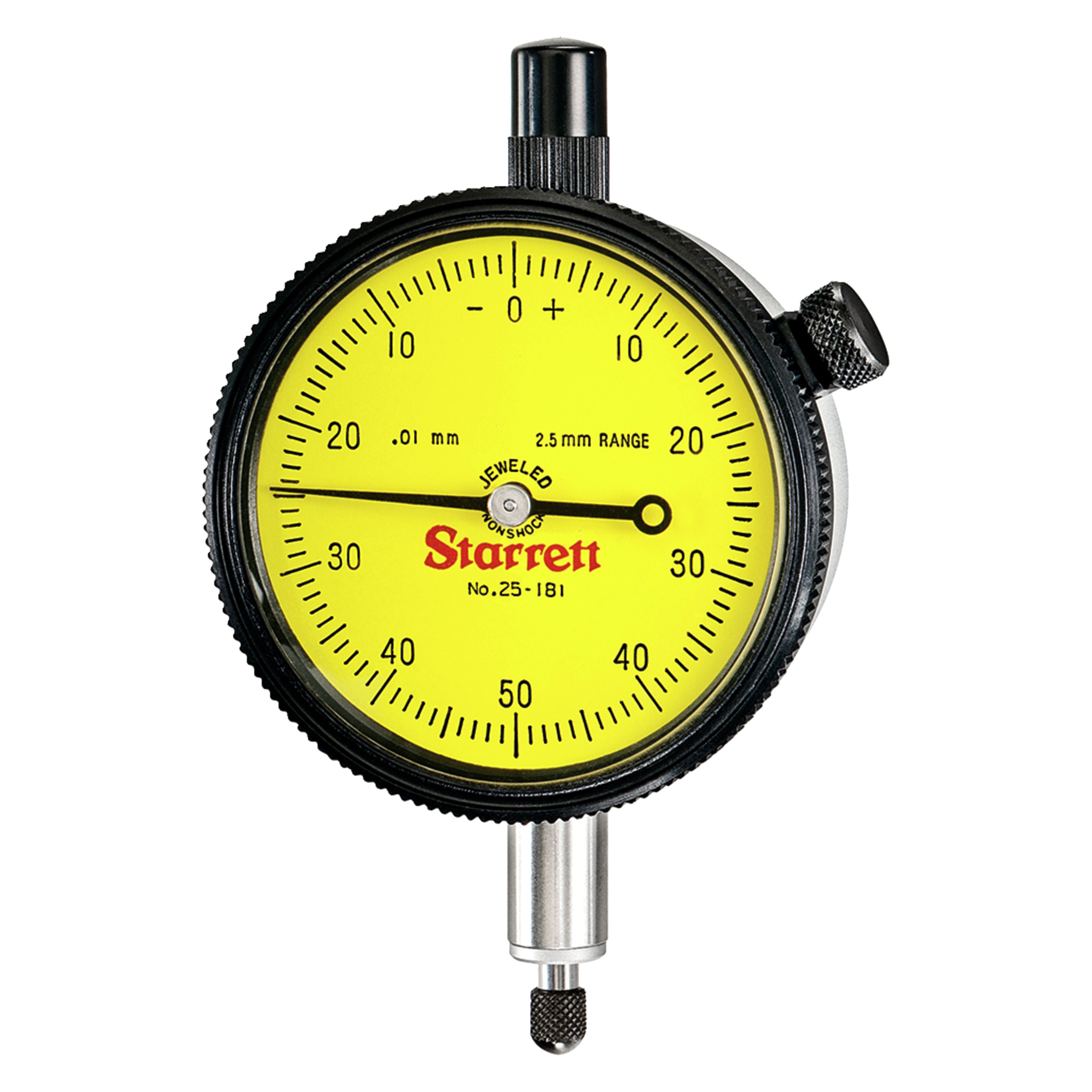 Starrett® - 25 Series™ Metric Dial Indicator - TOOLSiD.com