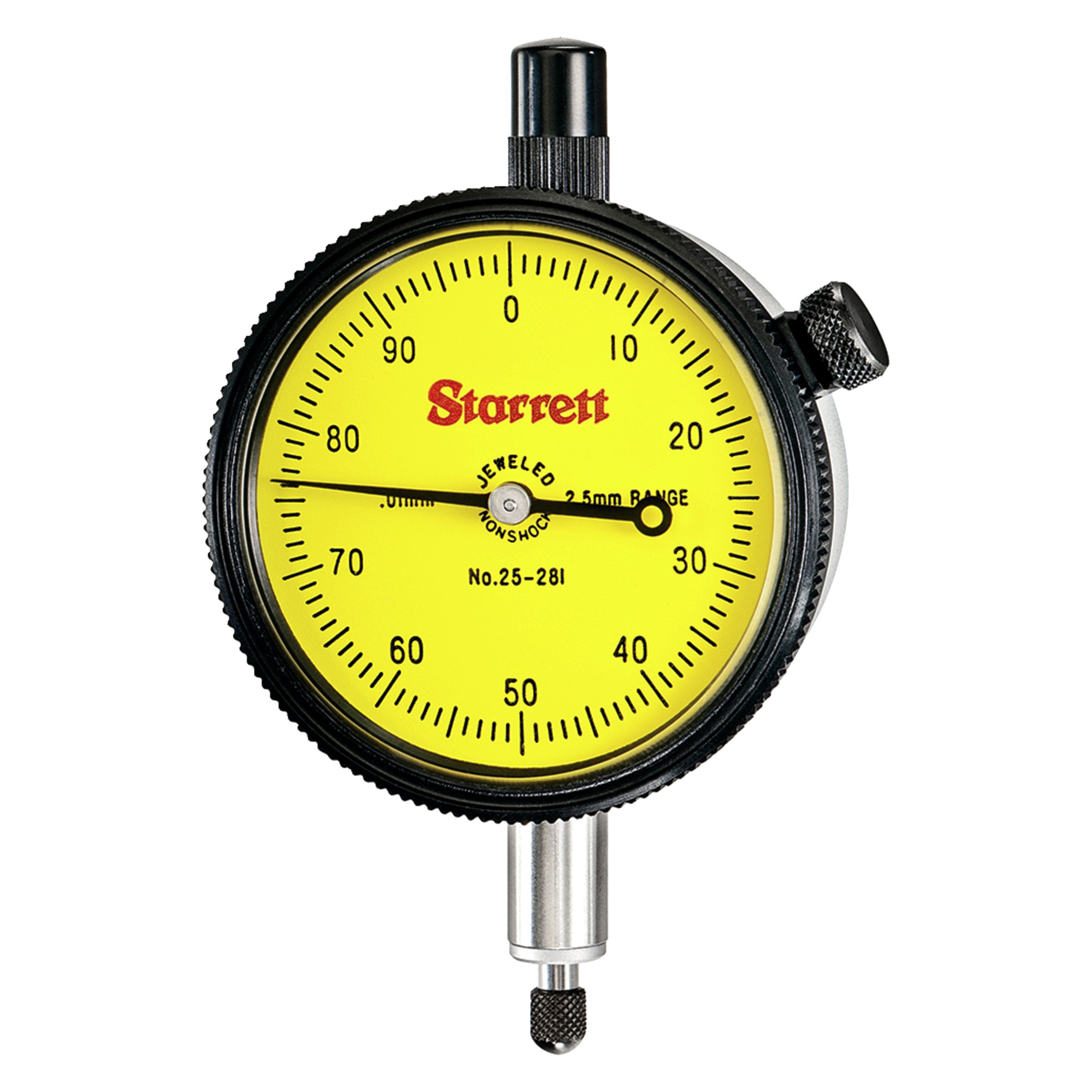 Starrett® - 25 Series™ Metric Dial Indicator - TOOLSiD.com