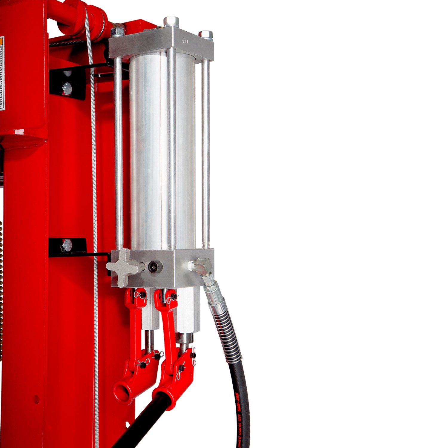 40-Ton Red Sunex 5740 Manual Hydraulic Shop Press