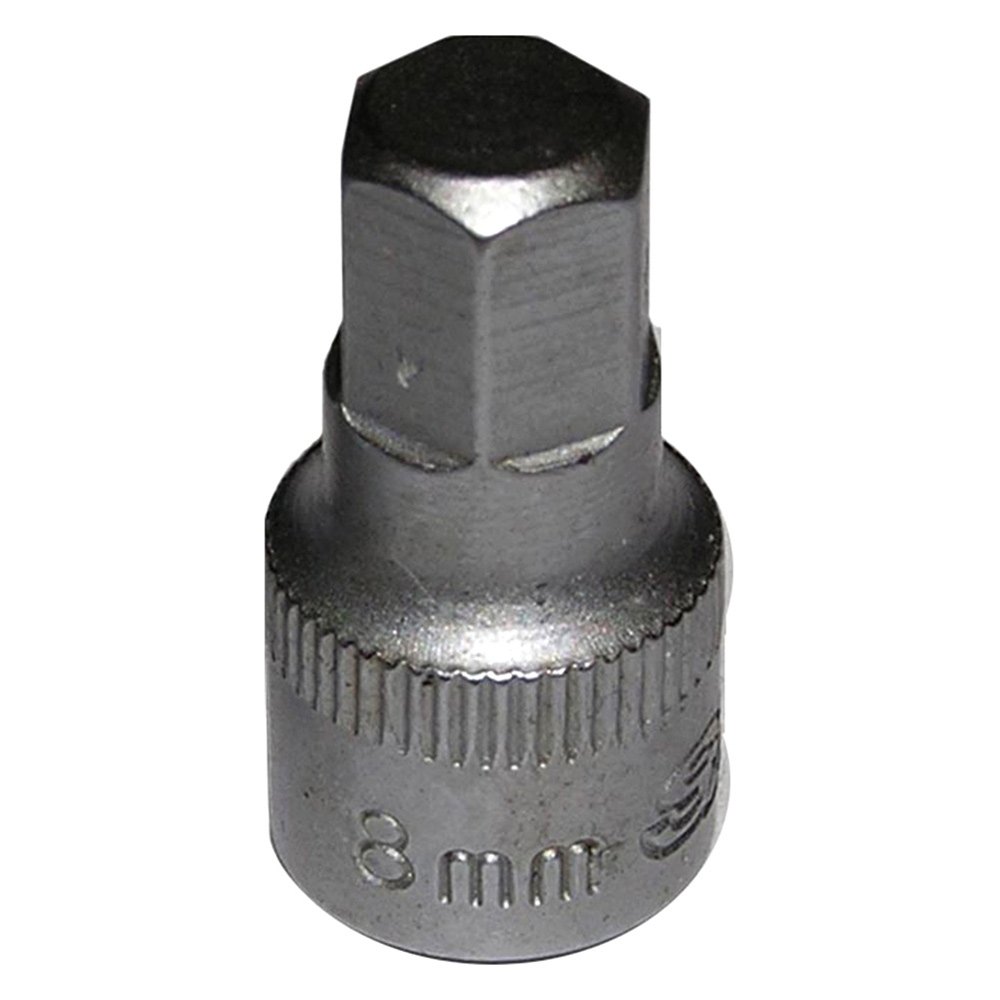 VIM Tools® SHM408 1/4" Drive 8mm Metric Satin Hex Bit Socket